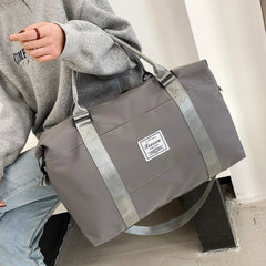 Unisex Fitness Sports Tote Bag Large Capacity Shoulder Bag