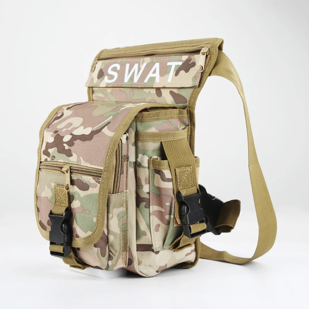 Unisex Military Waist Pack Outdoor Sport Thigh Pouch