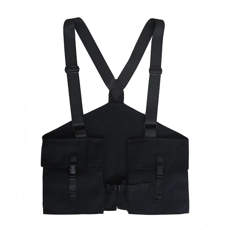 Tactical Chest Bag Unisex Streetwear Hip Hop Vest Bag
