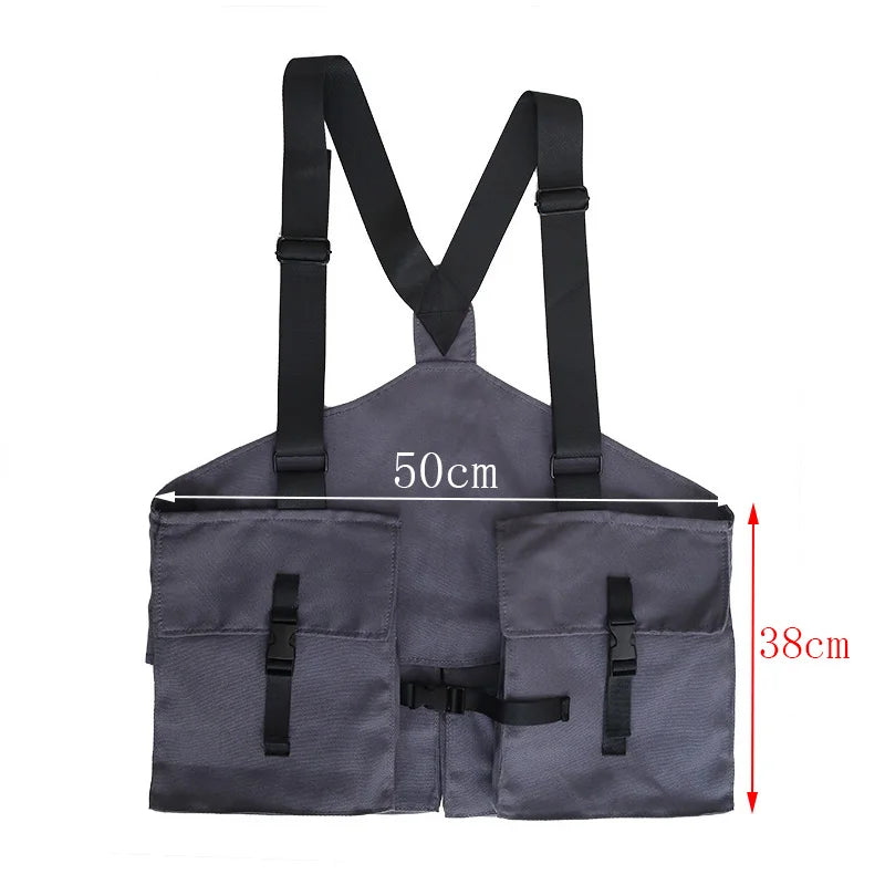 Tactical Chest Bag Unisex Streetwear Hip Hop Vest Bag