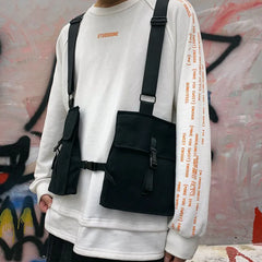 Tactical Chest Bag Unisex Streetwear Hip Hop Vest Bag