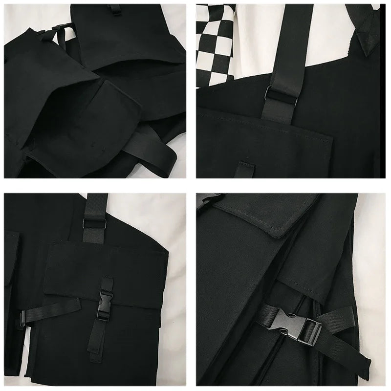Tactical Chest Bag Unisex Streetwear Hip Hop Vest Bag