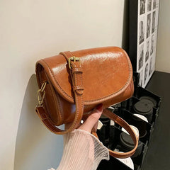 Vintage Leather Women's Shoulder Bag Purse Handbag
