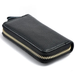 Vintage Leather Wallet Men Key Holder Housekeeper Keys Organizer Women