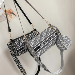 Vintage Women's Shoulder Round Bags Set Crossbody Bag Shopper Wallet Handbags