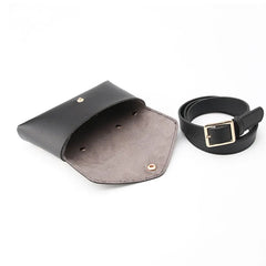 Vintage PU Leather Waist Bag Fanny Pack Phone Pouch Women Belt Messenger