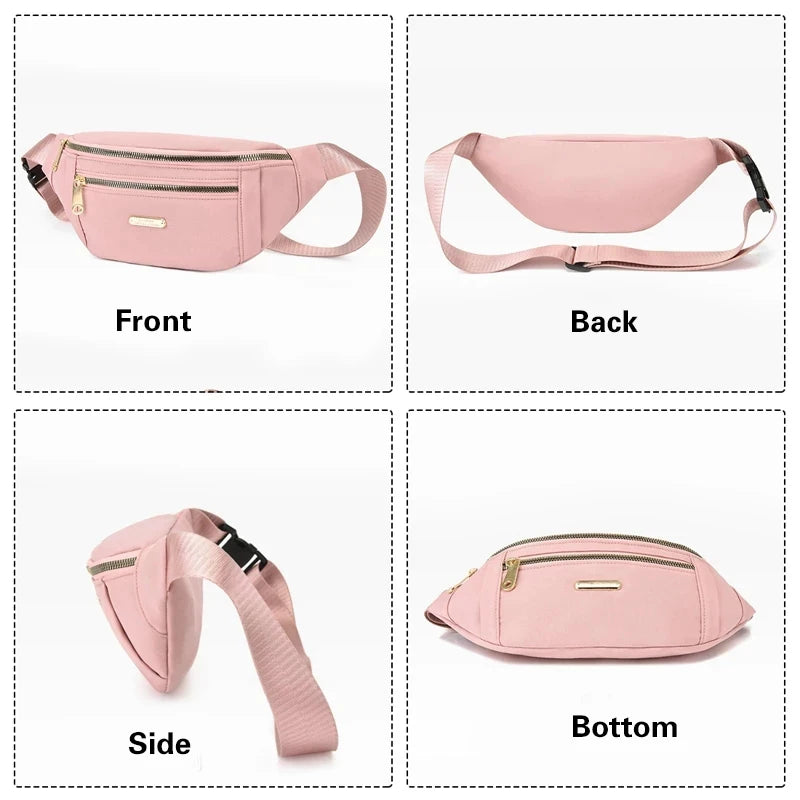 Waist Bag Women Fanny Pack Casual Crossbody Chest Bag