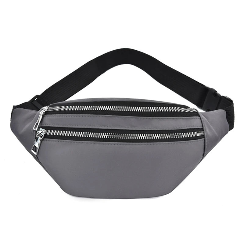 Waist Bag Women Oxford Lady Pocket Money Belly Bag
