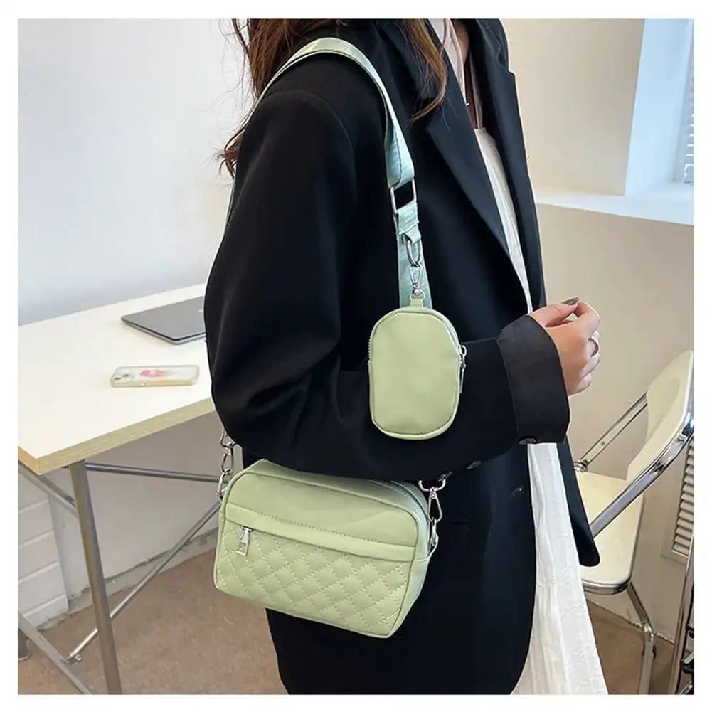 Waist Bags Shoulder Bag PU Leather Inclined Handbags Travel Bag Large Capacity