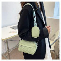 Waist Bags Shoulder Bag PU Leather Inclined Handbags Travel Bag Large Capacity