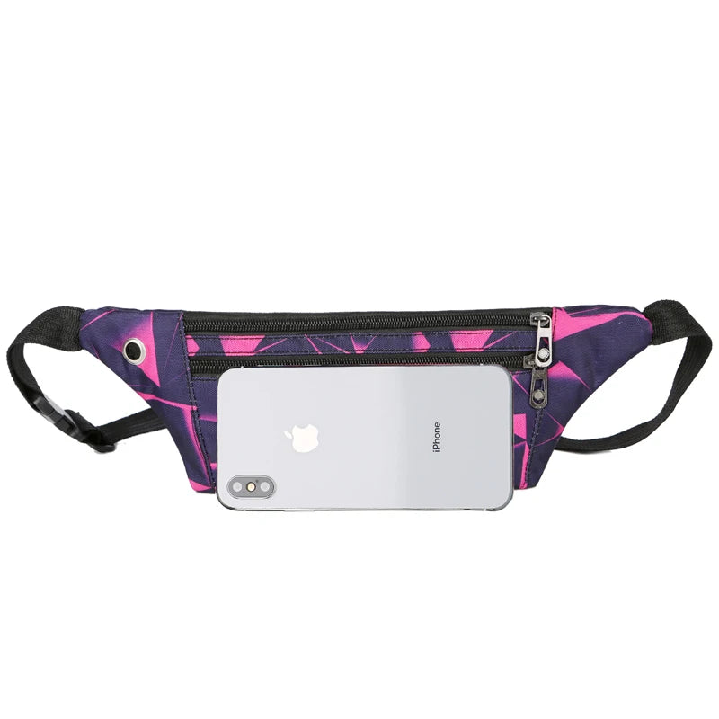 Waterproof Waist Pack Slim Fanny Bag Travel Running Sports Belt Bag