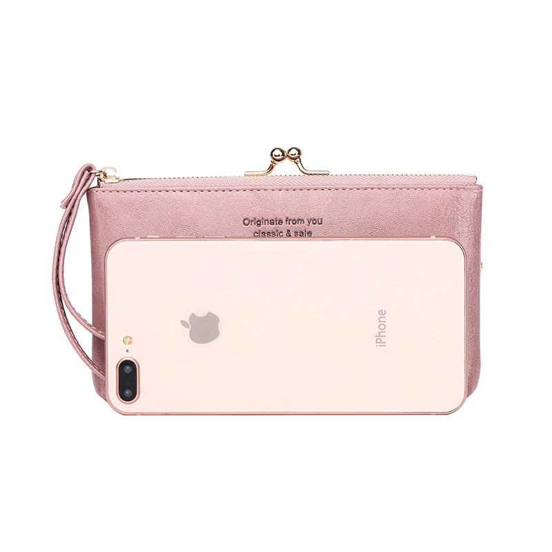 Women's Long Wallet Phone Clutch Purse Card Holder