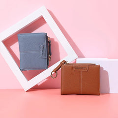 Women's Short Wallet Coin Purse Card Holder Small Ladies Mini Clutch