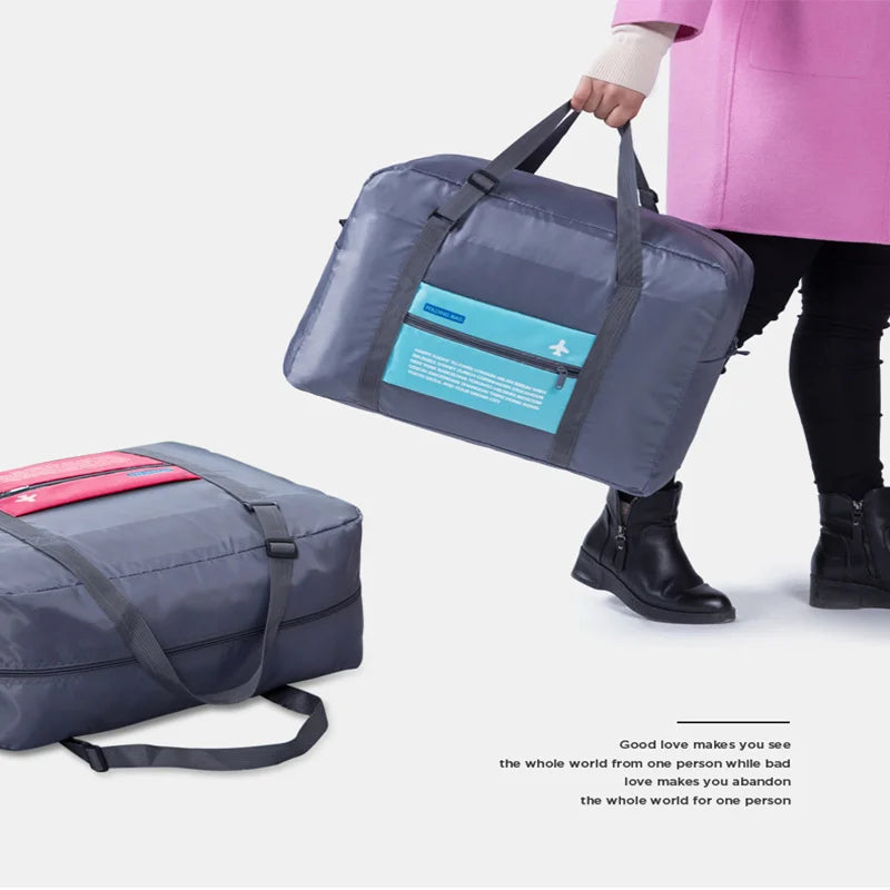 WaterProof Travel Bag Large Capacity Journey Duffle Women Nylon