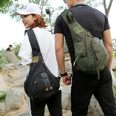 Waterproof Nylon Single Chest Bags For Men Crossbody Bags Travel