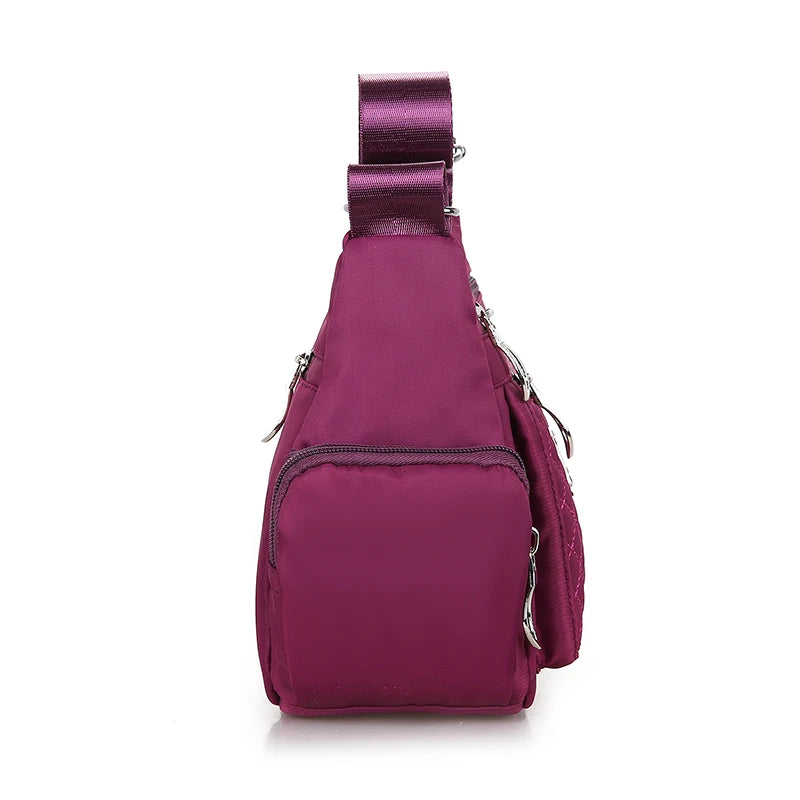 Waterproof Nylon Women Messenger Bags Carteira Vintage Hobos Ladies Handbag
