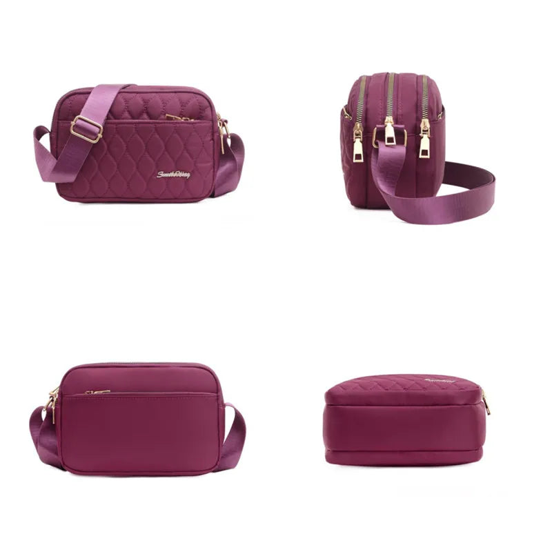 Waterproof Nylon Women Messenger Bags Small Female Tote Shoulder Bag