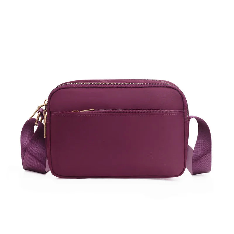 Waterproof Nylon Women Messenger Bag Small Female Tote Shoulder Bag