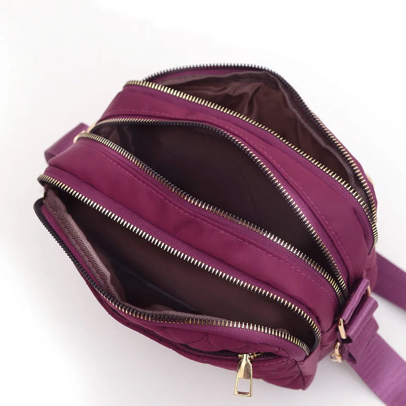 Waterproof Nylon Women Messenger Bag Small Female Tote Shoulder Bag