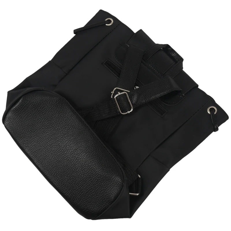 Waterproof PU Leather Backpack Girls School Bag Women Shoulder Bag