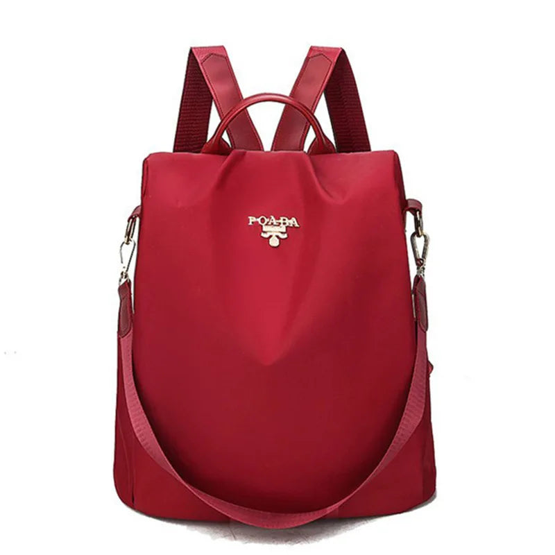 Waterproof Oxford Anti-theft Backpack for Women High School Bag