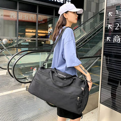 Waterproof Travel Bag Women Sports Fitness Bags Oxford Cloth Luggages Handbag