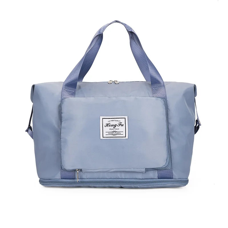 Waterproof Travel Bags Nylon Cloth Canvas Shoulder Bag Weekend Bag
