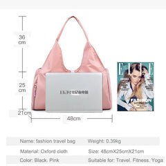 Waterproof Travel Duffle Bag For Women Multifunction Sports Gym Bag