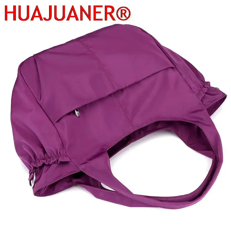 Waterproof Women Handbag Casual Large Shoulder Hobos Bag Nylon Big Capacity Tote