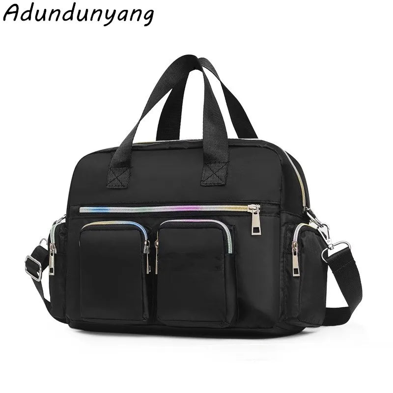 Waterproof Women Nylon Oxford Handbag Ladies Tote Bag Casual Shoulder Bag