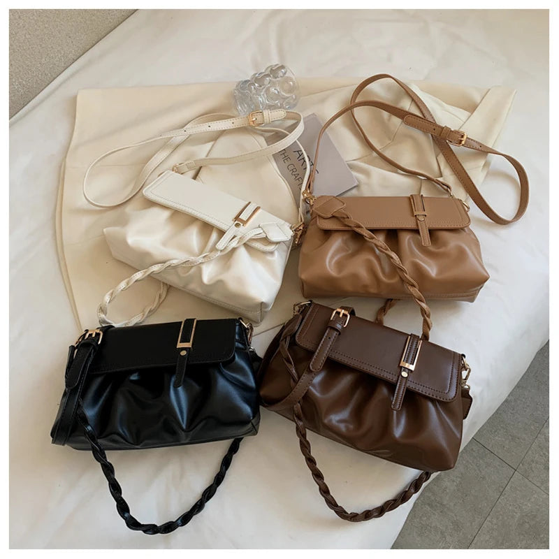 Women's Crossbody Bag High PU Leather Shoulder Underarm Bag