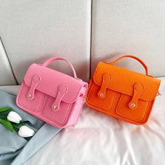 Western Style Casual Handbag Girls Candy Messenger Bags