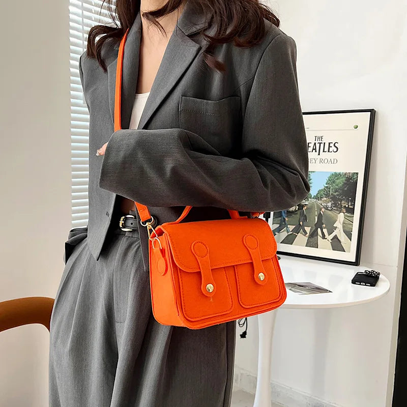 Western Style Casual Handbag Girls Candy Messenger Bags