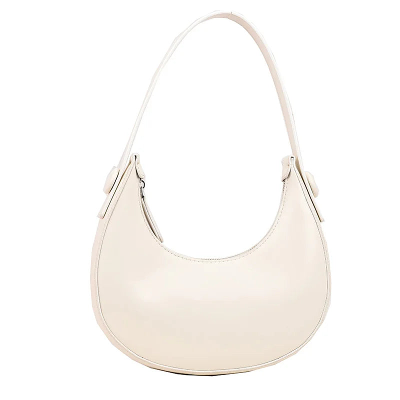 Women's Leather Crossbody Bag Solid Messenger Handbag