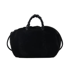 Winter Faux Fur Bags Women Fluffy Plush Cloud Female Shoulder Wallets