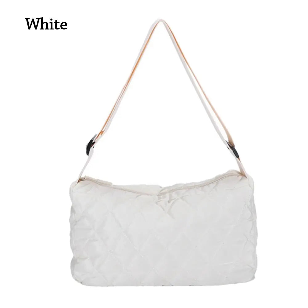 Winter Cotton Padded Shoulder Bags Handbags Tote Underarm Bags