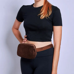 Women's Winter Waist Pack Fanny Belt Bag Crossbody Shoulder Purse