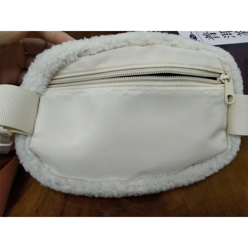 Women's Winter Waist Pack Fanny Belt Bag Crossbody Shoulder Purse