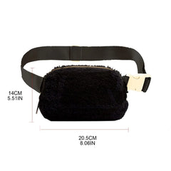 Women's Winter Waist Pack Fanny Belt Bag Crossbody Shoulder Purse