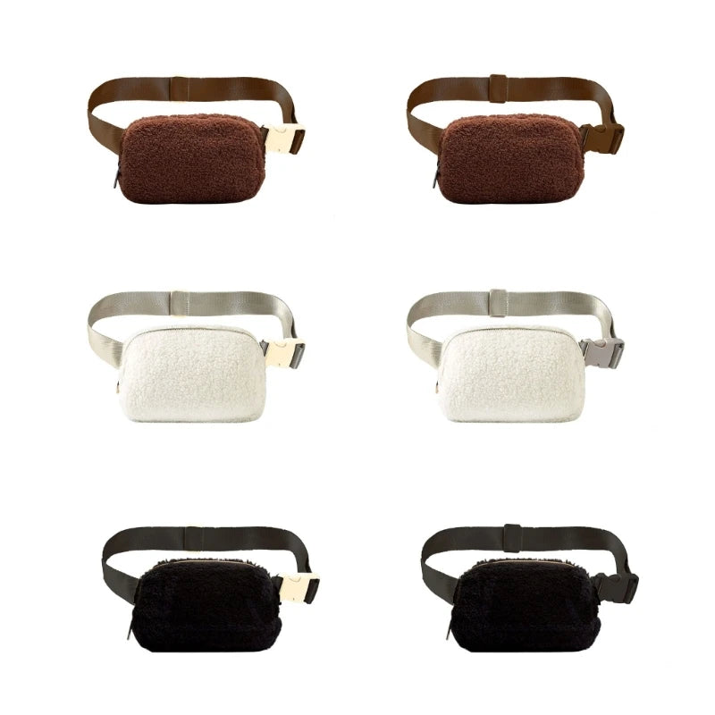 Women's Winter Waist Pack Fanny Belt Bag Crossbody Shoulder Purse