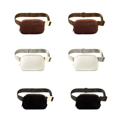 Women's Winter Waist Pack Fanny Belt Bag Crossbody Shoulder Purse