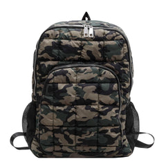 Winter Warm Space Down Women Backpack Ultralight Schoolbags For Teenage Girls