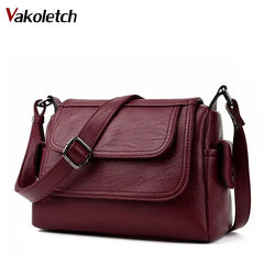 Leather Crossbody Bags For Women Shoulder Handbag