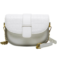Women Shoulder Bag PU Leather Small Square Bag Wild Female Daily Messenger Bag