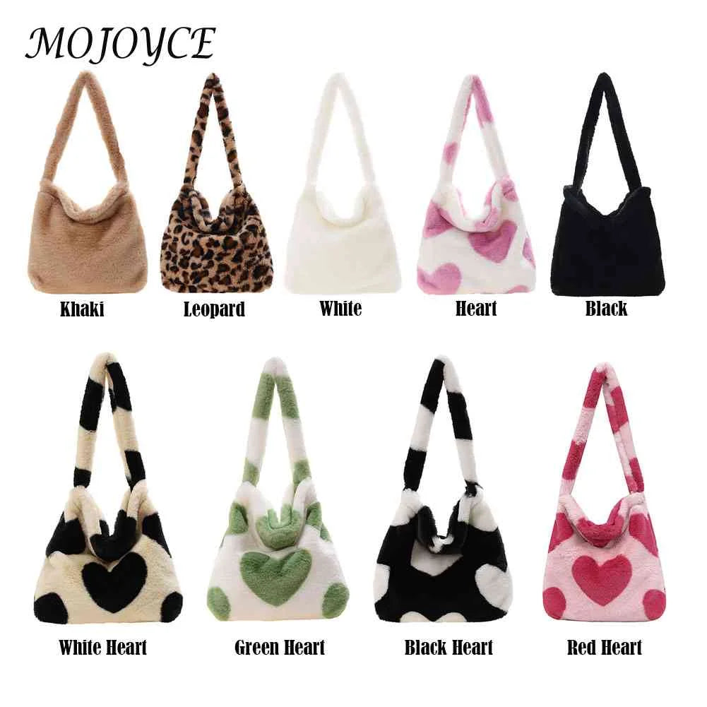 Love Heart Underarm Shoulder Bag Casual Female Lady Shoulder Bags