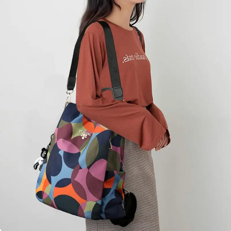 Women Anti-Theft Oxford Backpack Female Travel Shoulder Bags