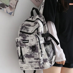 College School Backpack for Teenage Girls Laptop Mochila Large Capacity Travel R