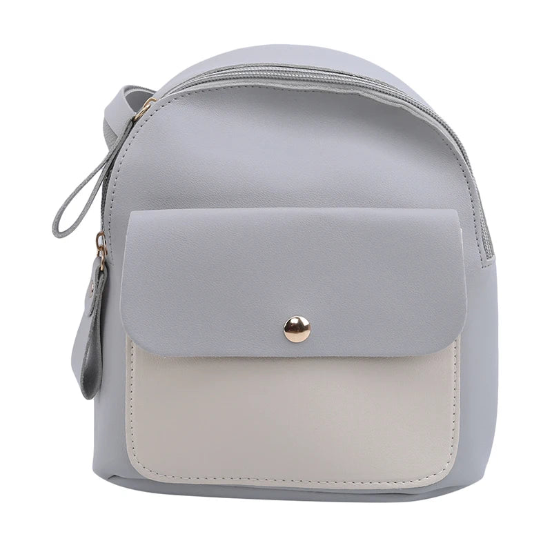 Women Leather Backpack Casual Travel Daypack Ladies Bagpack School Bags