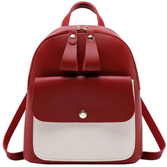 Women Leather Backpack Casual Travel Daypack Ladies Bagpack School Bags