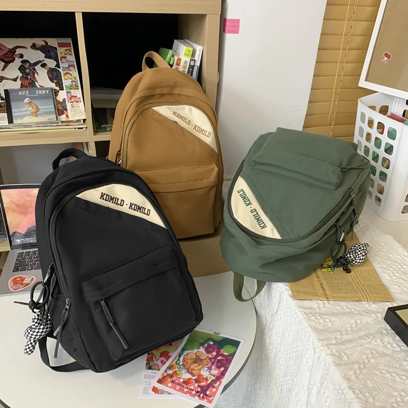 Canvas High School Backpack for Girls and Boys